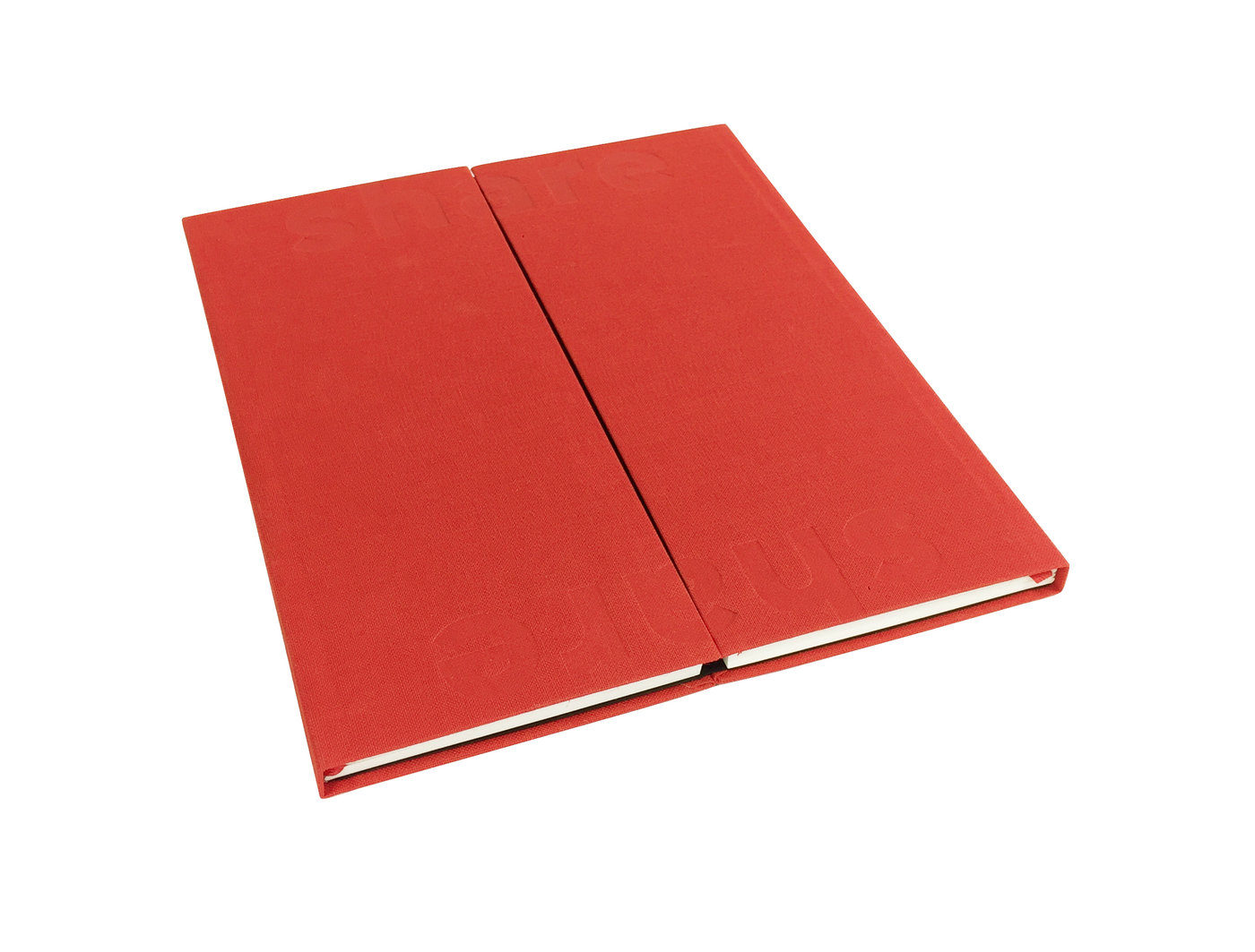 Red Hardcover Book Covers Open BNB 2019 - The Sharing Book