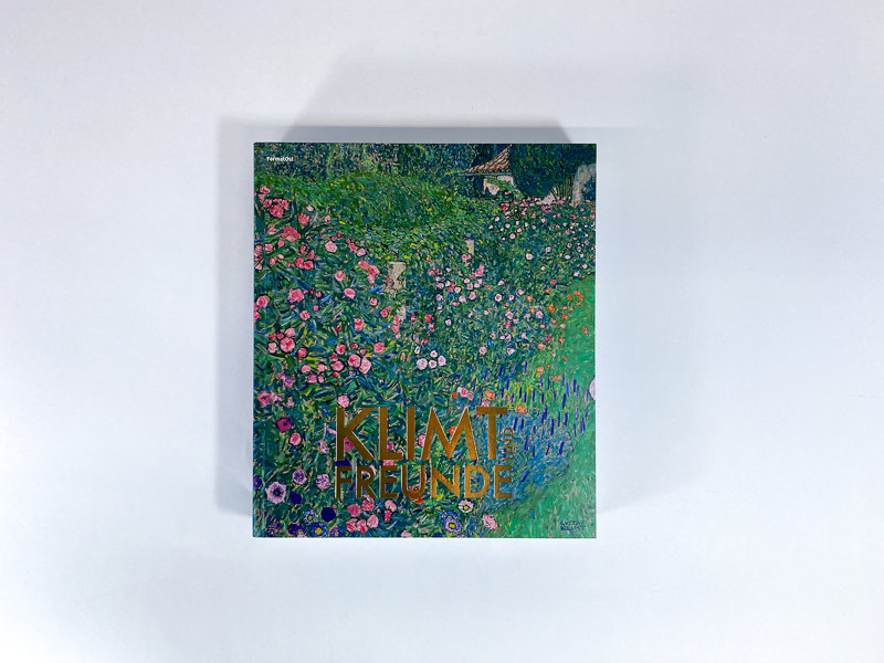 Art book with floral cover design Klimt und Freunde
