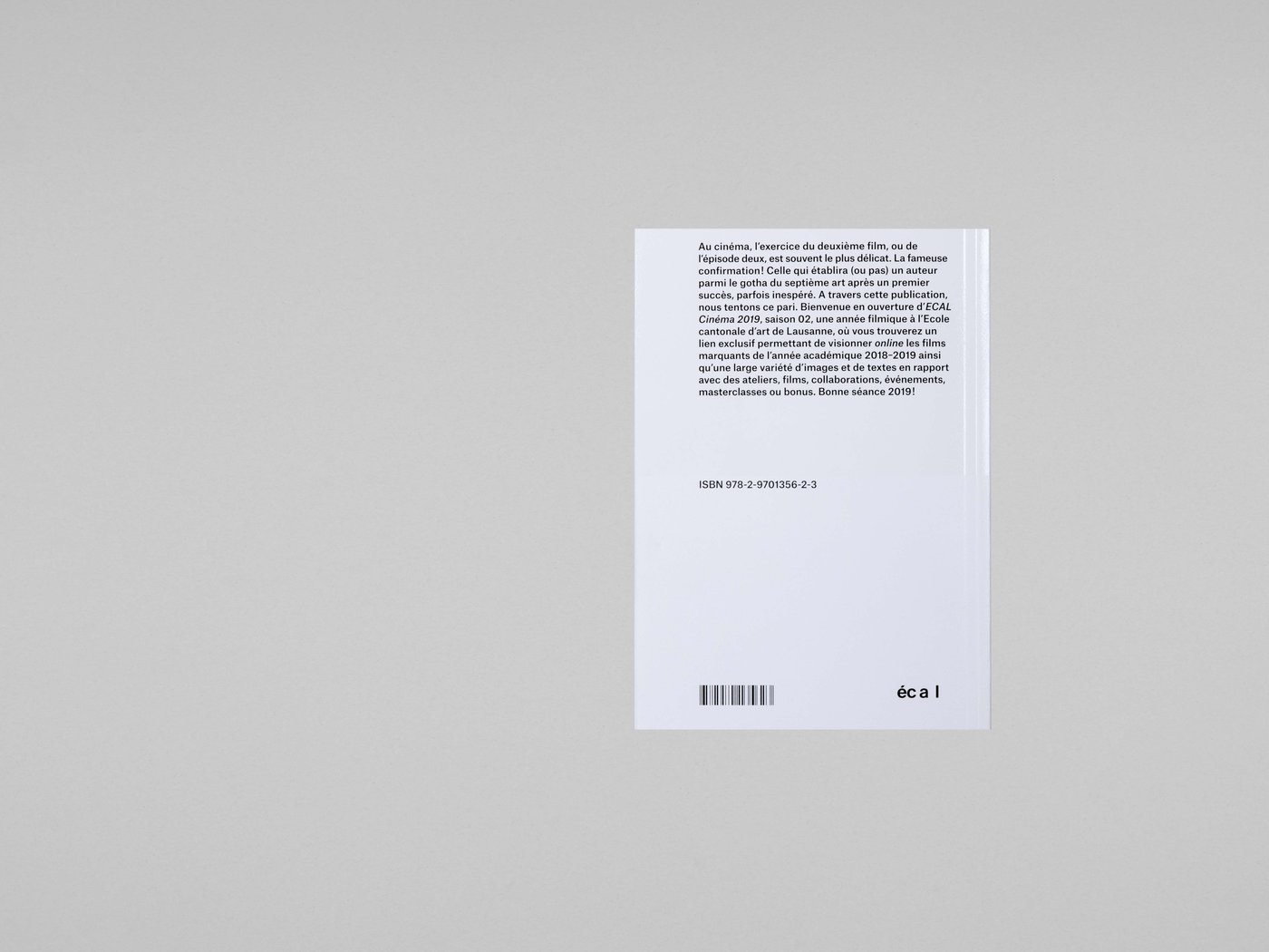 ECAL Cinéma 2019