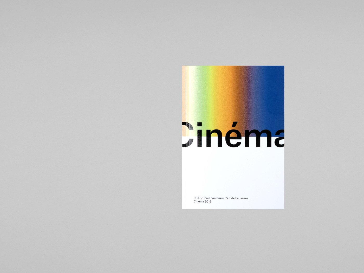 ECAL Cinéma 2019