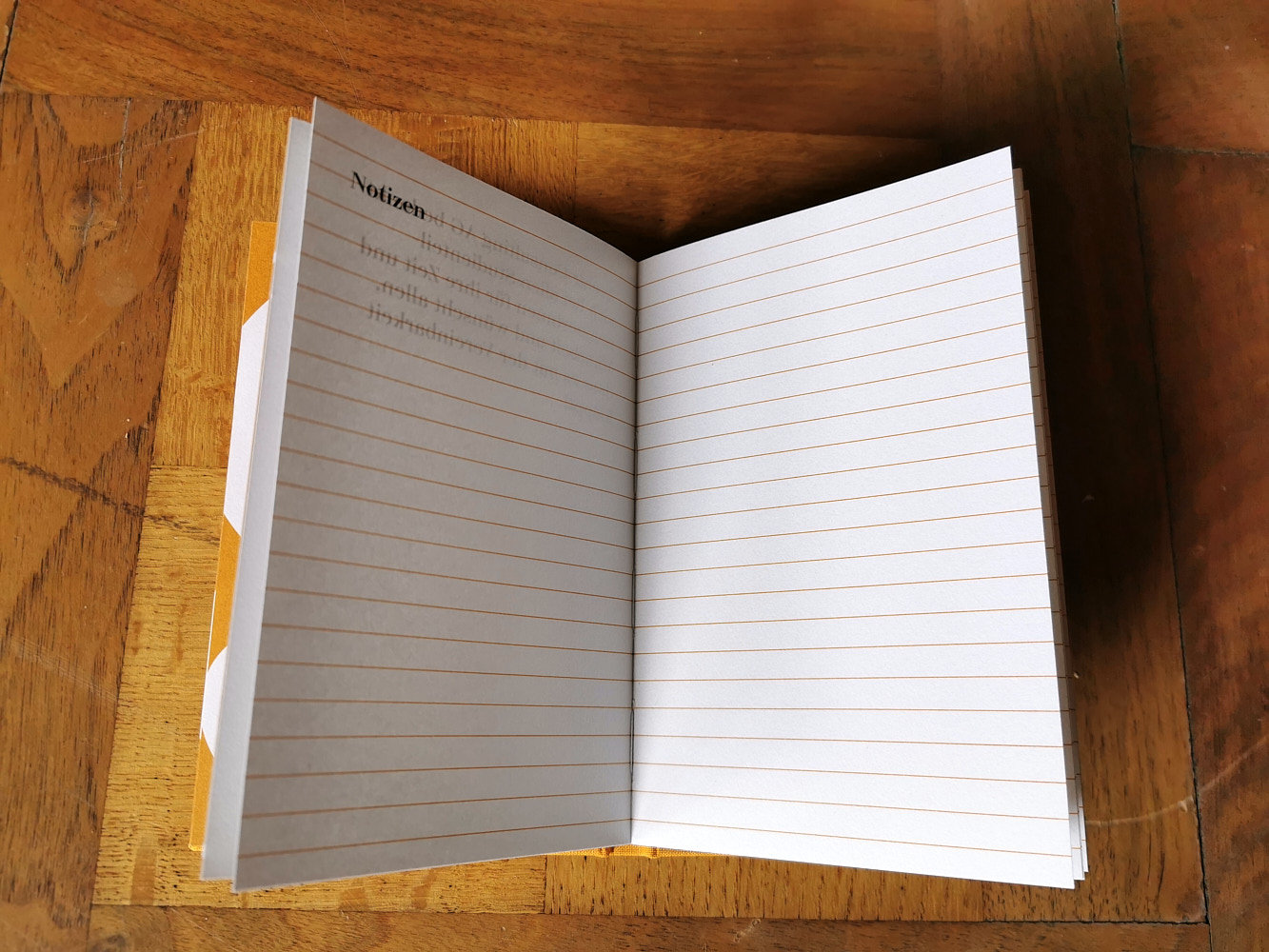 Notizbuch mit linierten Seiten und Registertabs Die 10 goldenen Regeln der Vereinbarkeit